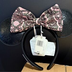 Loungefly Disney Parks Minnie Ears Headband Wild Snakeskin Animal Kingdom NEW